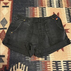 Aviator Nation High Rise Safari Jean Shorts - Small